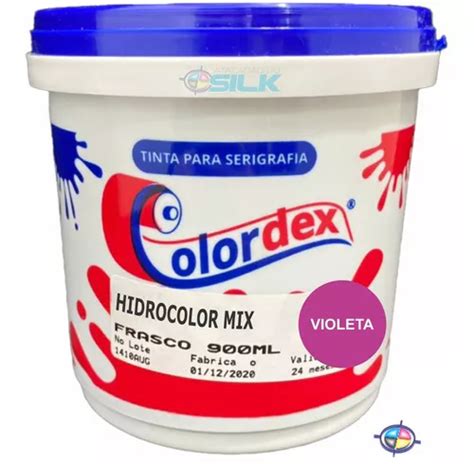 Tinta serigráfica Hydrocolor Mix y serigrafía violeta MercadoLibre