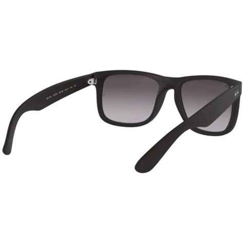 Justin Ray Ban Rb Retro Mod Wayfarer Sunglasses In Black