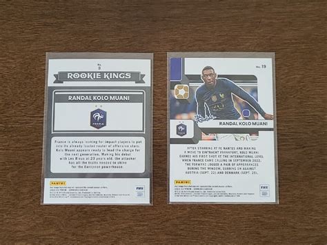 Panini Donruss Soccer Randal Kolo Muani Rookie Insert Cards