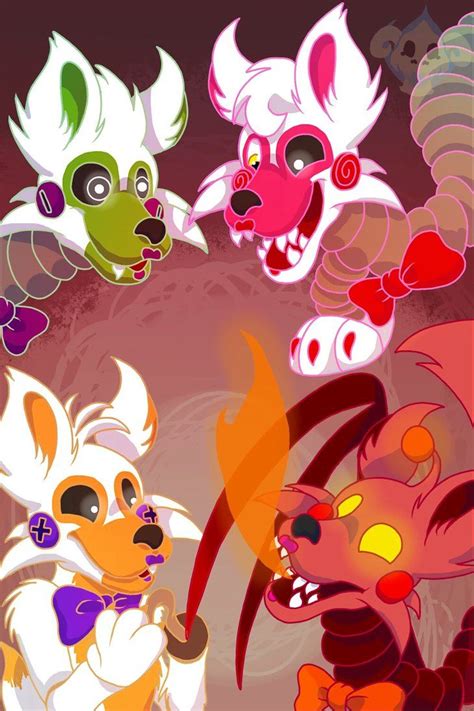 A Mangled Crew By Shadowtoychica Anime Fnaf Fnaf Drawings Fnaf Art