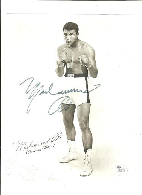 Muhammad Ali Autographed Picture 1971 Vintage 8x10 Huge