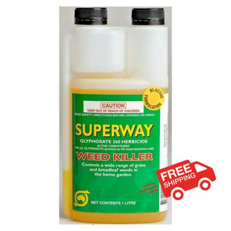 Superway Weedkiller Glyphosate 360 1litre Ebay