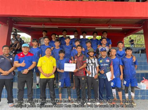 Smk Tebobon Juara Bola Sepak Mssd Kota Kinabalu B Deasoka