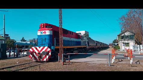 NCA ALCO RSD 16 8235 con un tren vacío saliendo de Villa María YouTube