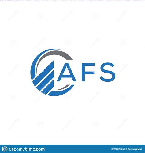 AFV Flat Accounting Logo Design On White Background AFV Creative