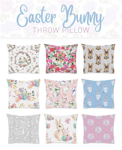 Simplistic: Easter Throw Pillows • Sims 4 Downloads