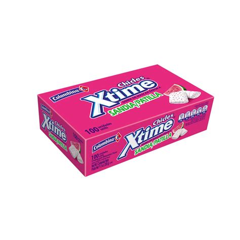 Xtime Chiclets Bolsa X Unds Confitiendas Real