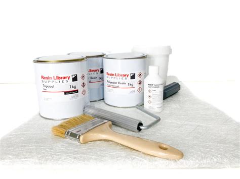 Fibreglass (GRP) Flat Roof Repair Kit - Resin Library