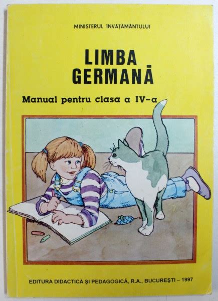 LIMBA GERMANA MANUAL PENTRU CLASA A IV A De GRETE KLASTER