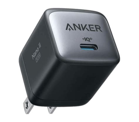 Anker Gan W Type C Fast Charger Piq Black Color Dropshop