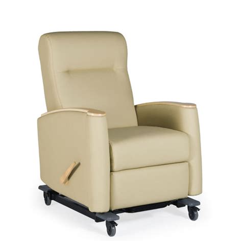 Reclining Patient Chair Tranquility Tr1307w La Z Boy Contract Furniture On Casters With