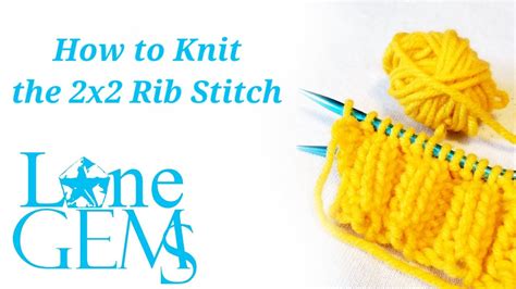 How To Knit The X Rib Stitch Flat Youtube