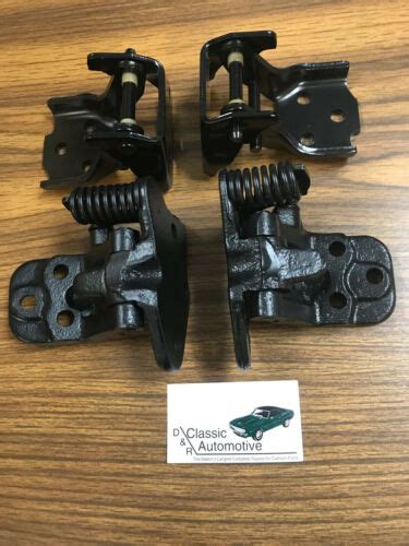 Door Hinge Set 28pc W Bolts 66 67 Chevelle Camaro GTO Cutlass Skylark