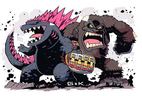 Godzilla Godzilla King Kong Kong And Godzilla Evolved Godzilla And