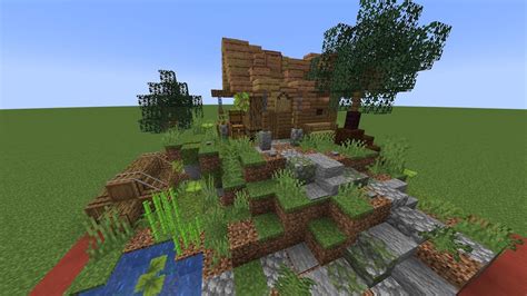 A 1 chunk small shed design : r/Minecraft