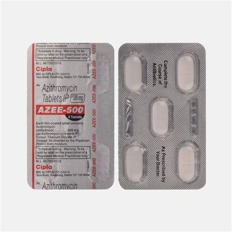 Azee Azithromycin Tablet Strength 250 Mg At Rs 75 Strip Of 3 Tablets