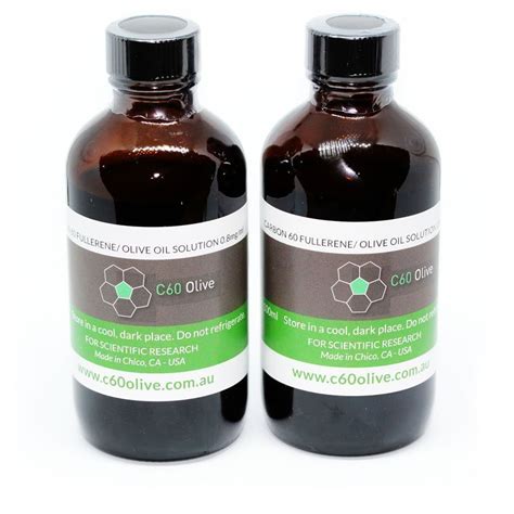 Carbon 60 Olive Oil 100ml X 2 Bottles Naturopathic Care