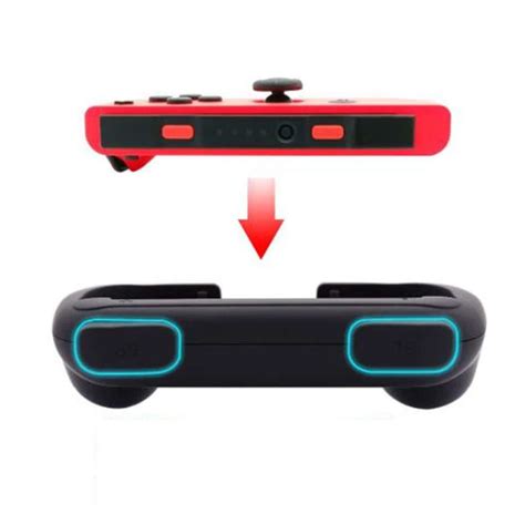 2x Uchwyt HandGrip Do Kontrolera Pad Joy Con Nintendo Switch Czarne