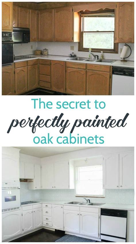 Painting Oak Cabinets White An Amazing Transformation Painting Oak Cabinets Update Kitchen