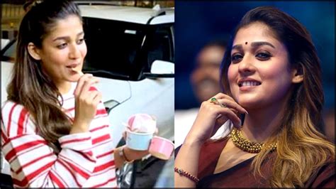 Nayanthara Eat Ice Cream In Midnight A Jolly Video Goes Viral Tamil