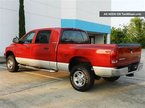 2006 Dodge Ram 2500 4x4 Mega Cab 5 9l Cummins Turbo Diesel Short Bed 22 Hwy Mpg