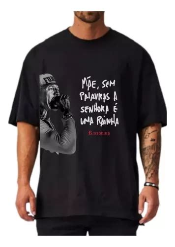 Camiseta Oversized Plussize Rap Racionais Mcs Mano Brown Mercadolivre