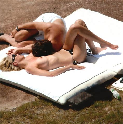 Sharon Stone Goes Topless Picture 2007 6 Original Sharon Stone Topless Sunbathing 2007 06