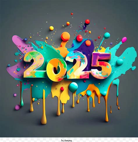 2025 New Year Clip Art Free - Dacy Michel