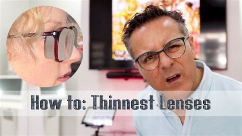 How To Have The Thinnest Rx Lenses Youtube