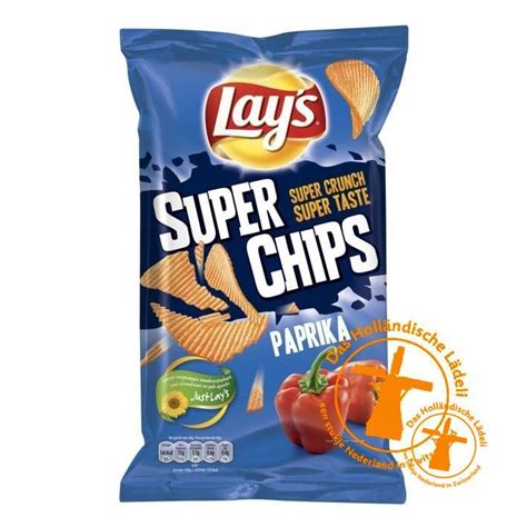 Lays Super Chips Ribbel Paprika das holländische lädeli