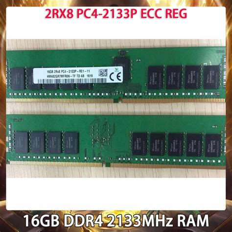 ل SK Hynix RAM 8GB DDR4 2133MHz REG 2RX8 PC4 2133P HMA41GR7MFR8N TF