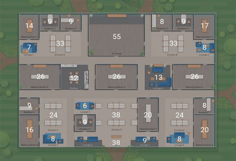 Large Office Maps Sococo Support