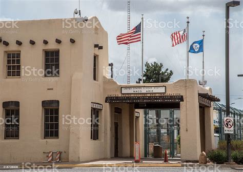 Border Checkpoint At Naco Arizona Stock Photo Download Image Now