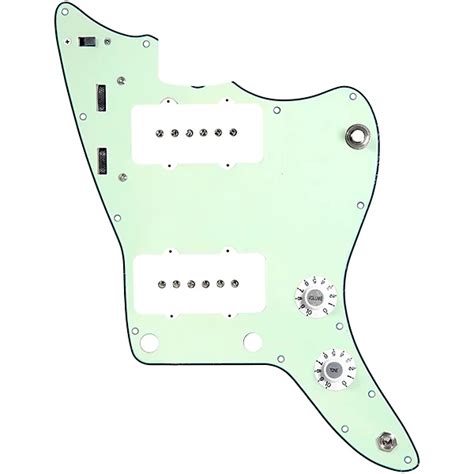 920d Custom Jm Vintage Loaded Pickguard For Jazzmaster With White Pickups And Knobs And Jmh V