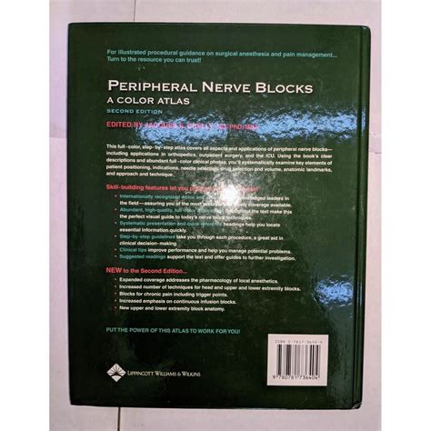 Peripheral Nerve Blocks A Color Atlas by Jacques E. Chelly Book