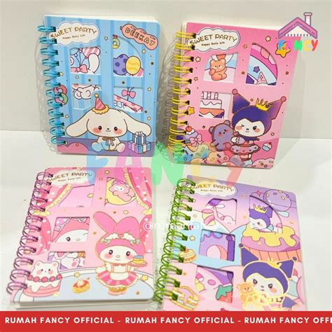 Jual Buku Diary Spiral Notes Spiral FANCY 888 10 Cover Motif Boneka