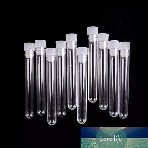 Wholesale Clear Plastic Test Tubes With Cap X Mm U Shaped Bottom