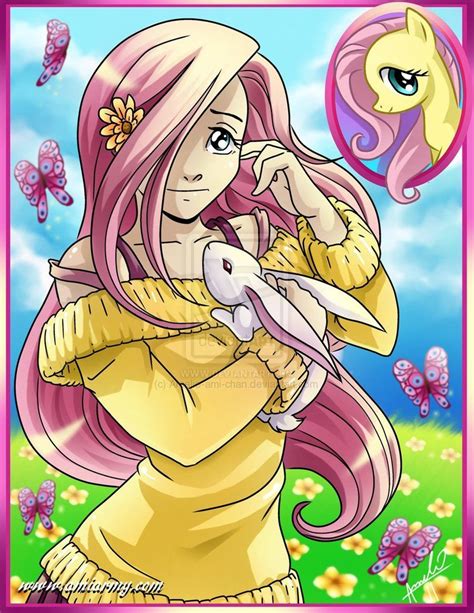 Fluttershy Human Form Js Board Pinterest Fluttershy Pony And Mlp