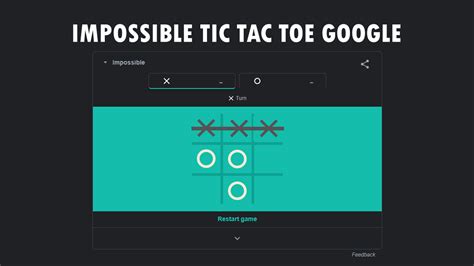 Here's How to Win Tic Tac Toe Google Game Impossible Level