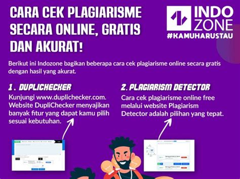 Cara Cek Plagiarisme Secara Online Gratis Dan Akurat Indozone Id