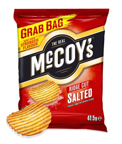 McCoy's Ridge Cut Salted Crisps 47.5g — Licensed Trade Supplies