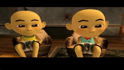 Upin Ipin Naik Pesawat Jet Ipin Senang Gta Lucu Youtube