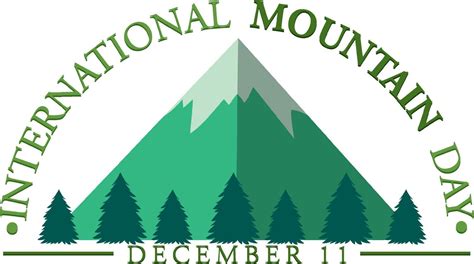 International Mountain Day Poster Template 13169704 Vector Art At Vecteezy