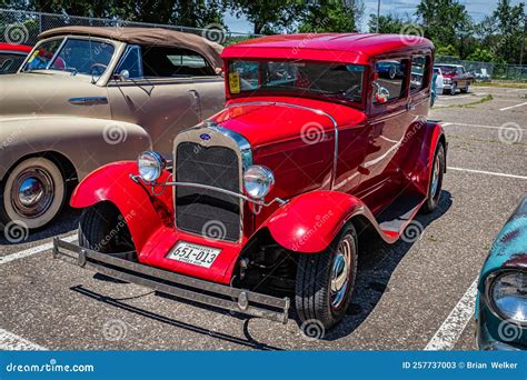 1930 Ford Model A Tudor Sedan Editorial Stock Photo Image Of Corner