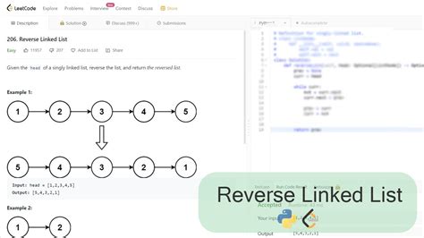 How To Reverse A Linked List Leetcode 206 YouTube