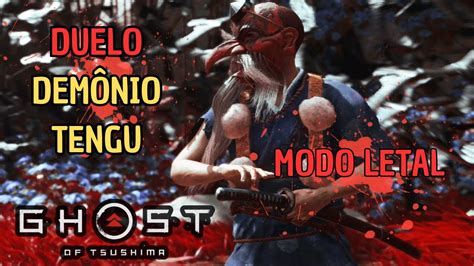 Ghost of Tsushima MODO LETAL DUELO Demônio Tengu GAMEPLAY YouTube