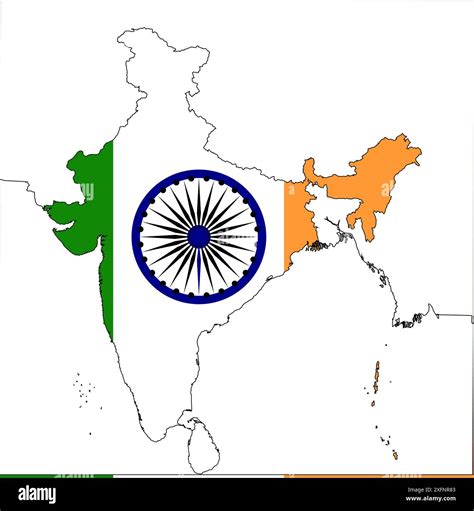 India Map Stock Vector Images Alamy