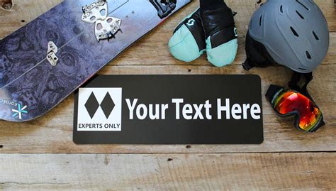 Ski Signs and Custom Ski Run Signs | Signs of the Mountains