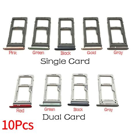 10pcslot For Samsung Galaxy S10 S10 Plus Sim Card Slot Sd Card Tray Holder Adaptersim Card