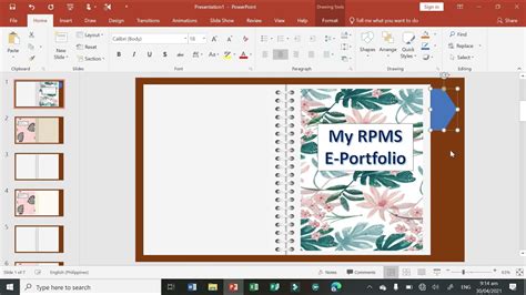 How To Make Electronic RPMS Portfolio using PowerPoint (Tutorial) - YouTube